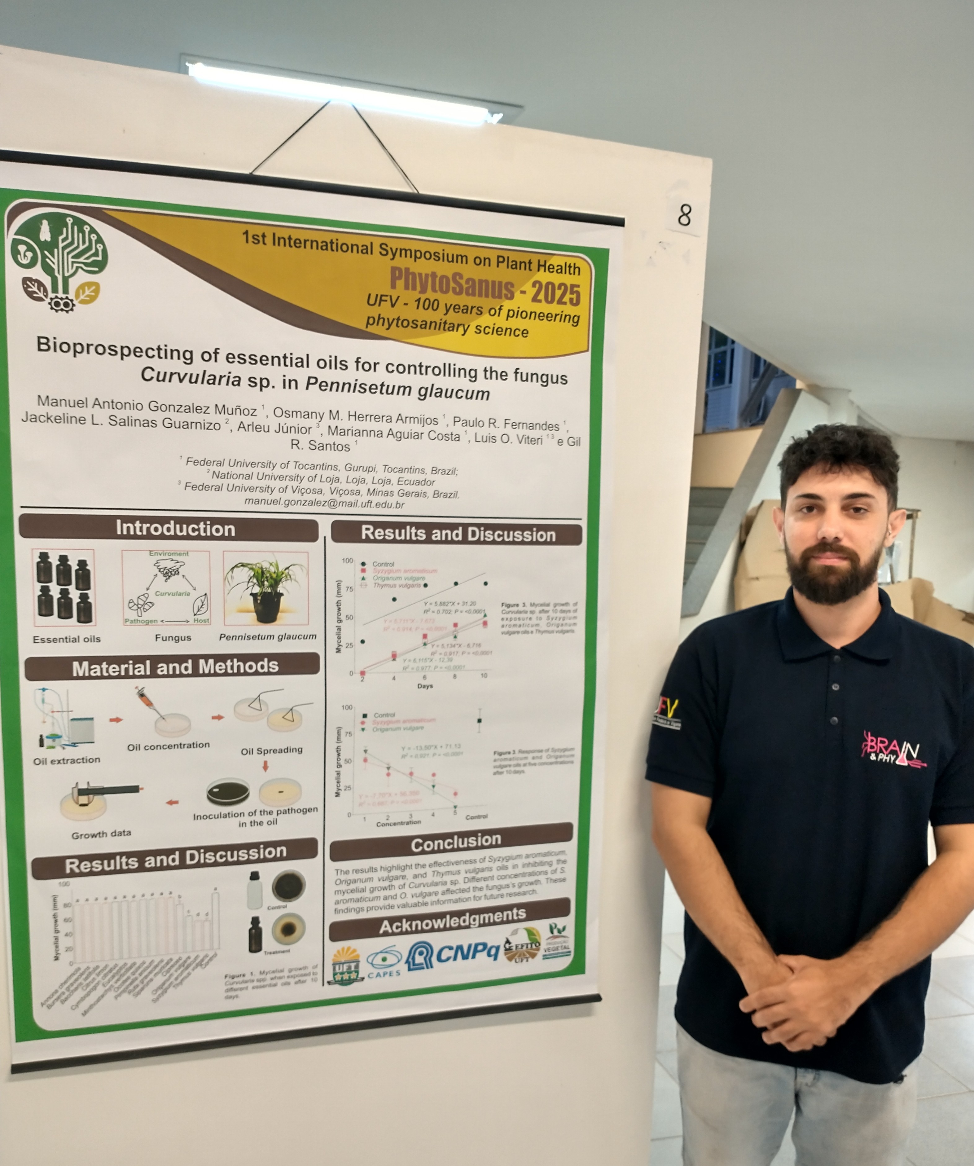Arleu Júnior during activities at BraIN and Phy Lab